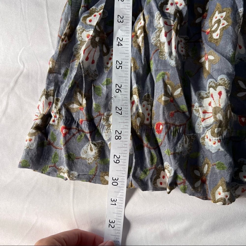 floral print empire waist sleeveless dress - Picture 12 of 15